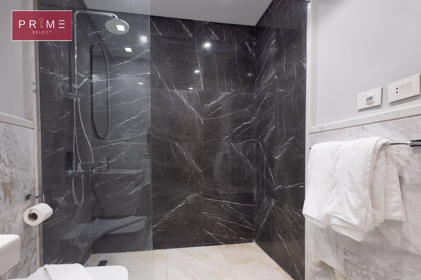 Sup. 2 Bedrooms Apt. - Prime Select Mall Of Arabia — Full bathroom 1 in Prime Select Mall Of Arabia, 6th of October, Egypt — photo 3