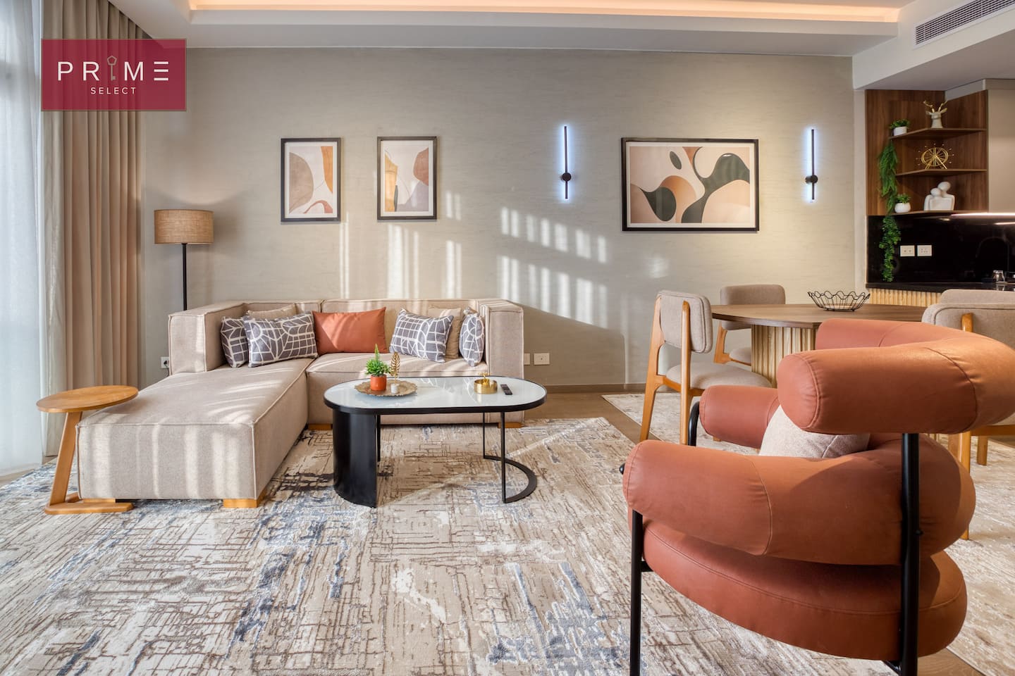 DLX. 2 BDR - Prime Select Mall of Arabia — Living Room in Prime Select Mall of Arabia, 6th of October, Egypt