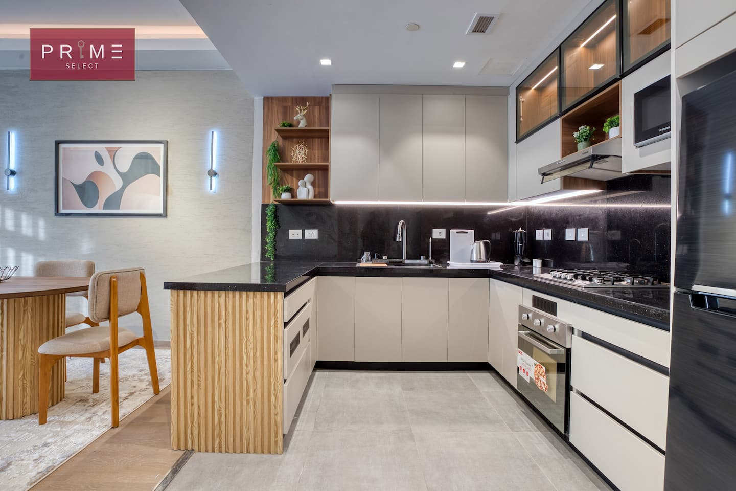 DLX. 2 BDR - Prime Select Mall of Arabia — Full Kitchen in Prime Select Mall of Arabia, 6th of October, Egypt