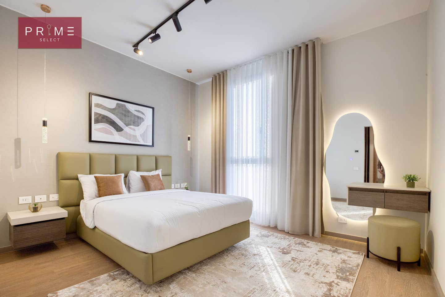 DLX. 2 BDR - Prime Select Mall of Arabia — Bedroom 1 in Prime Select Mall of Arabia, 6th of October, Egypt