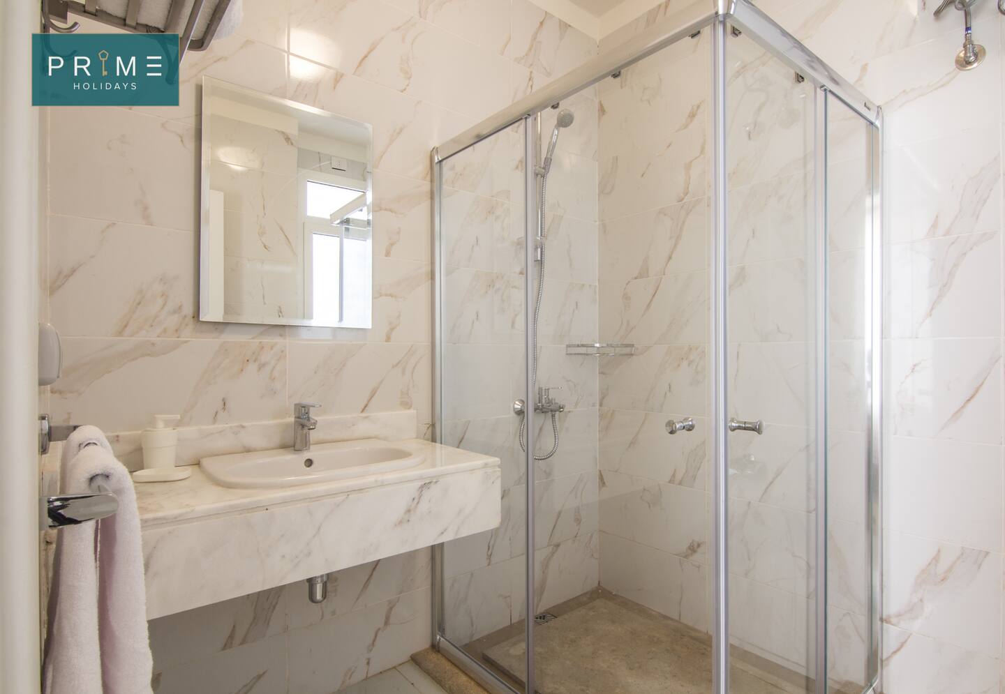Four Bedrooms Chalet - Prime Holidays Seashell — Full bathroom 1 in Prime Holidays Seashell, North Coast, Egypt