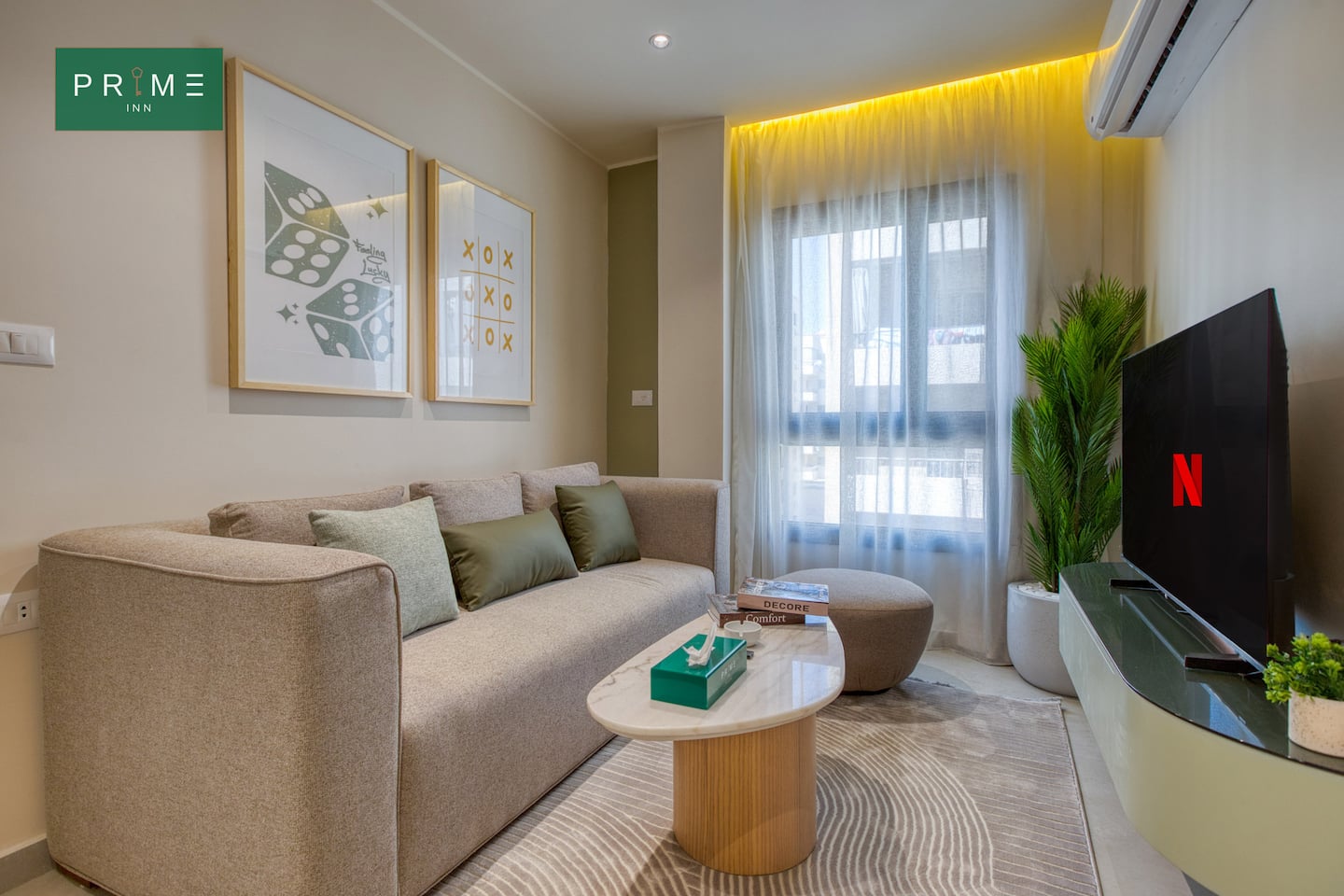2 BDRs apartment- Prime Inn Andalus New Cairo — Living Room in Prime Inn Andalus New Cairo, New Cairo, Egypt