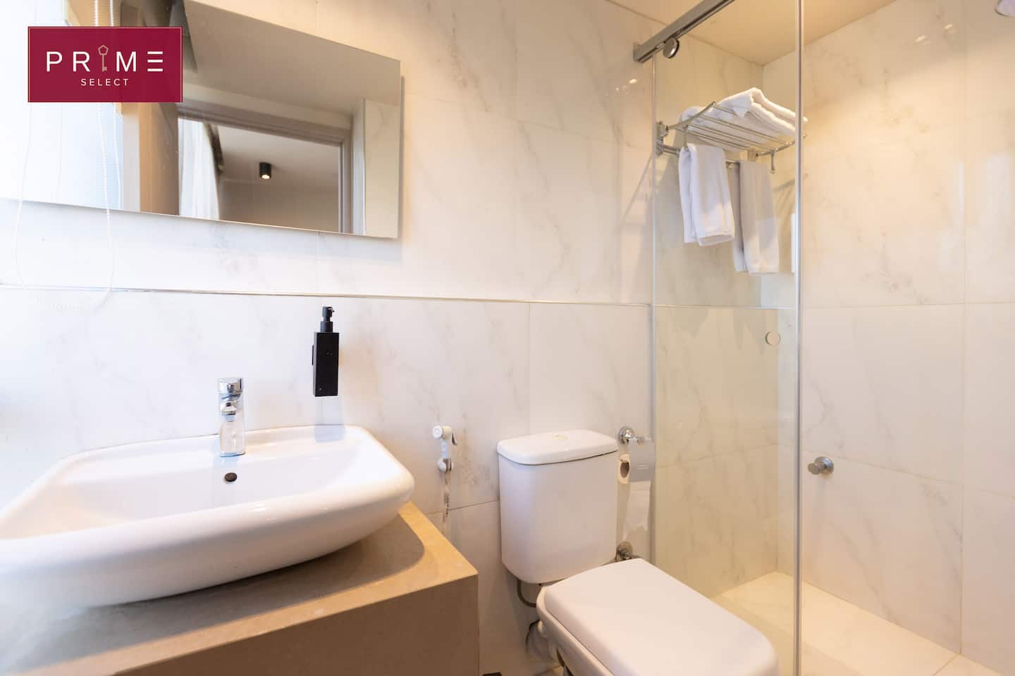 2 BDRs Apt. NileView- Prime Select Zamalek Central — Full bathroom 1 in Prime Select Zamalek Central, Cairo, Egypt