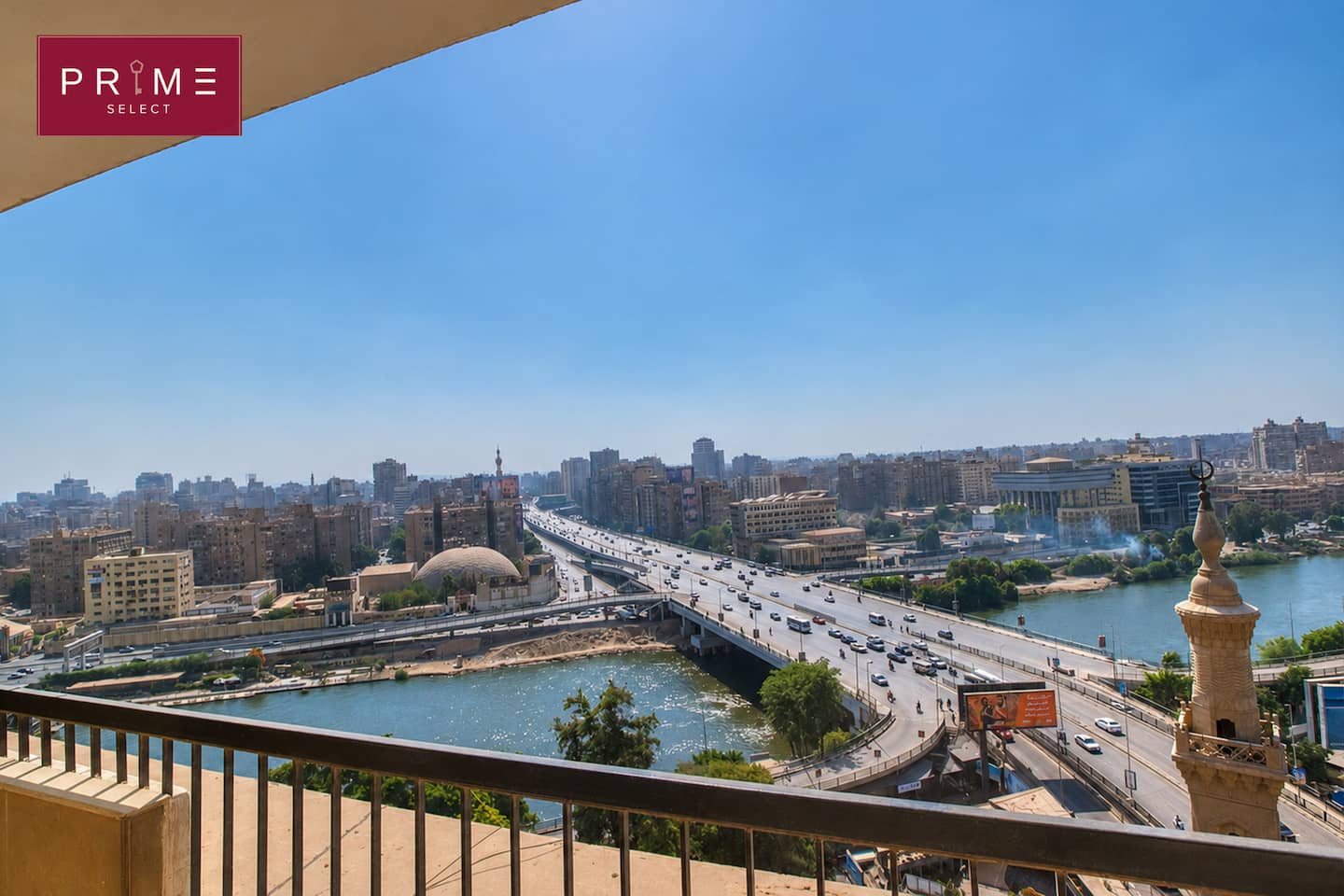 2 BDRs Apt. NileView- Prime Select Zamalek Central — Balcony in Prime Select Zamalek Central, Cairo, Egypt — photo 2