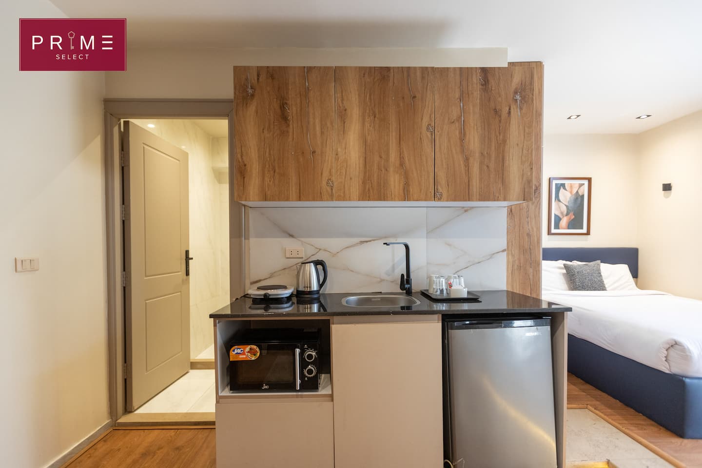 Studio Nile View - Prime Select Zamalek Central — Full Kitchen in Prime Select Zamalek Central, Cairo, Egypt