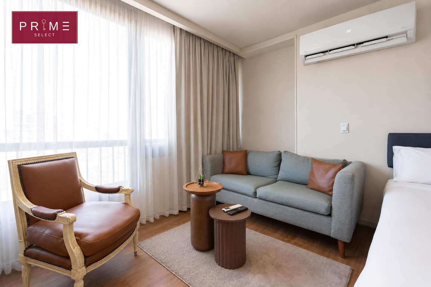 Studio Twin beds - Prime Select Zamalek Central — Bedroom 1 in Prime Select Zamalek Central, Cairo, Egypt — photo 2