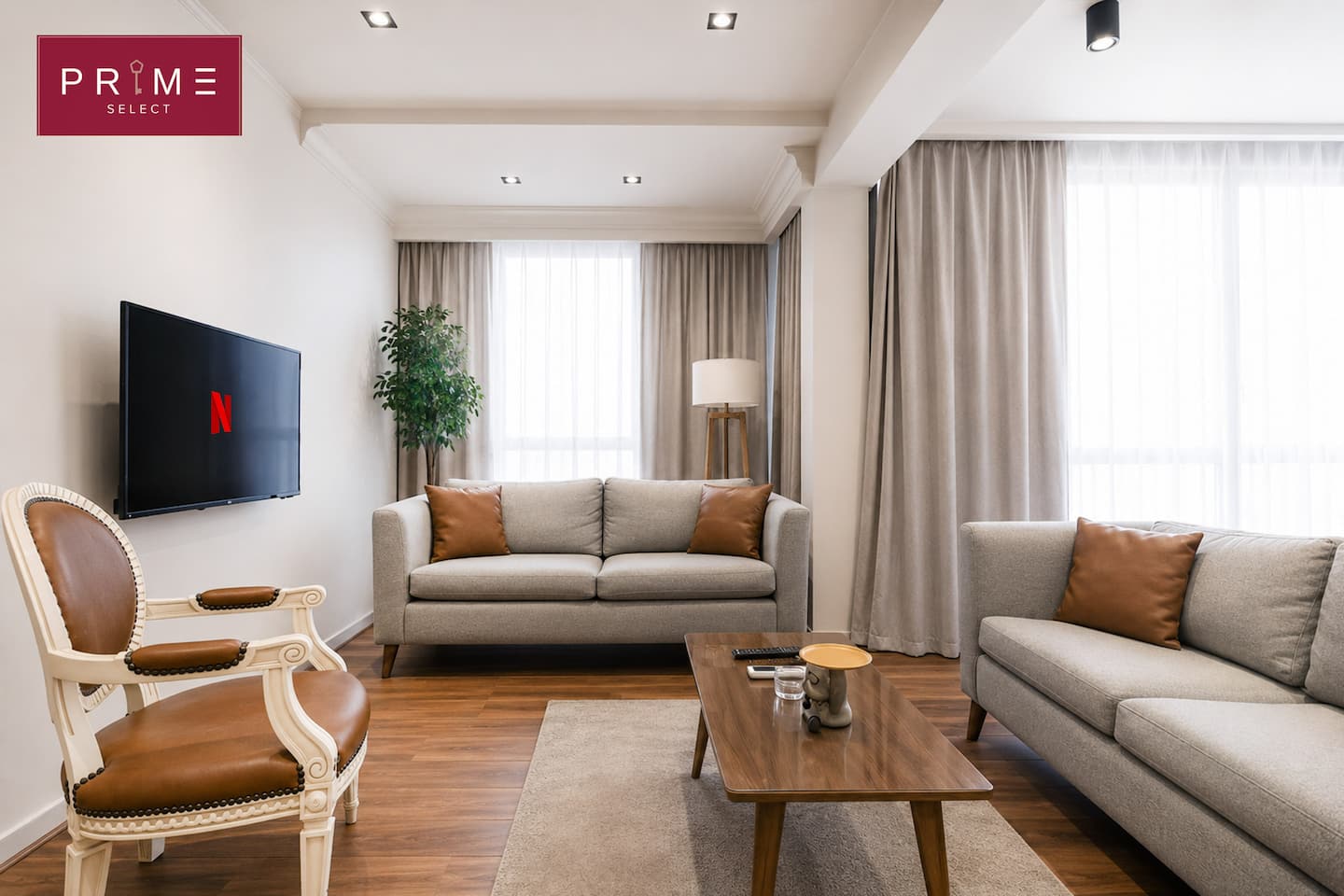 One BDR Apartment - Prime Select Zamalek Central — Living Room in Prime Select Zamalek Central, Cairo, Egypt