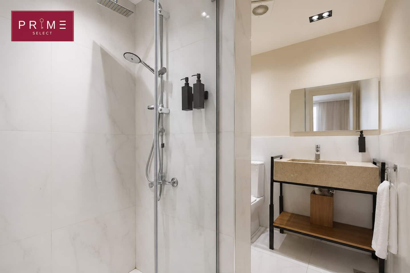 One BDR Apartment - Prime Select Zamalek Central — Full bathroom 1 in Prime Select Zamalek Central, Cairo, Egypt