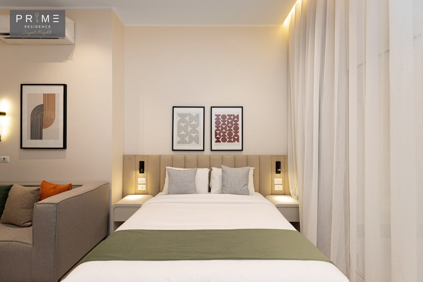Standard Studio - Prime Residence Zayed Heights — Bedroom 1 in Prime Residence Zayed Heights, Sheikh Zayed, Egypt — photo 2