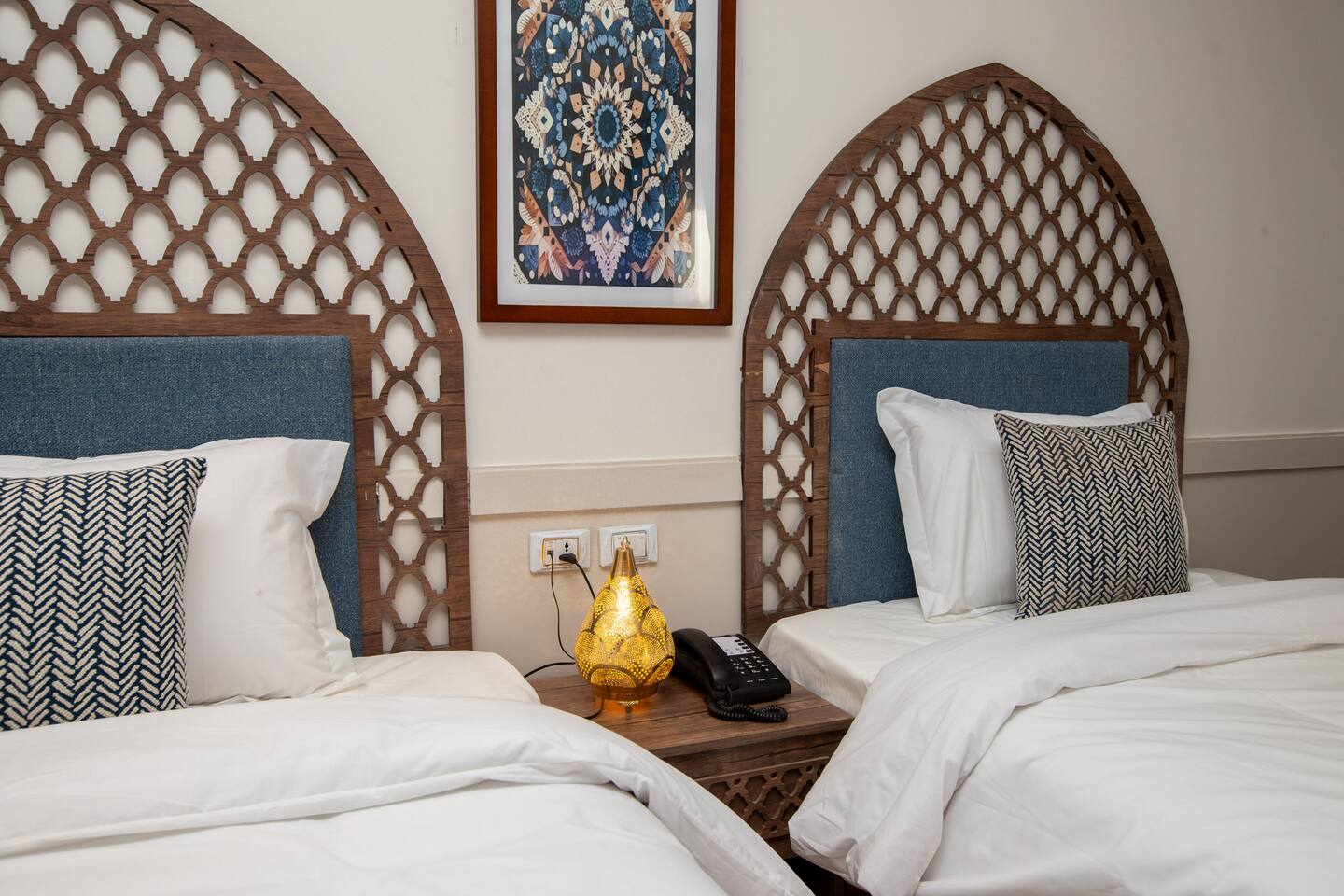 Dlx Twin bed - Prime Boutique Heliopolis Terrace — Bedroom 1 in Prime Boutique Heliopolis Terrace, Cairo, Egypt — photo 3