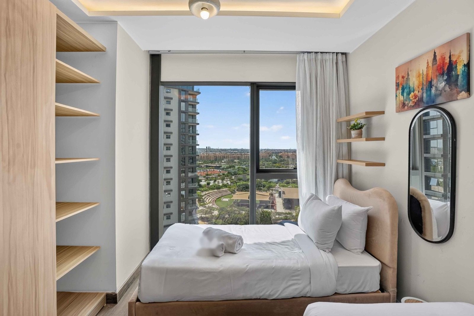Chic 2BR Apartment – Sheikh Zayed – ZED Towers — Bedroom 2 in ZED Towers, Sheikh Zayed, Egypt