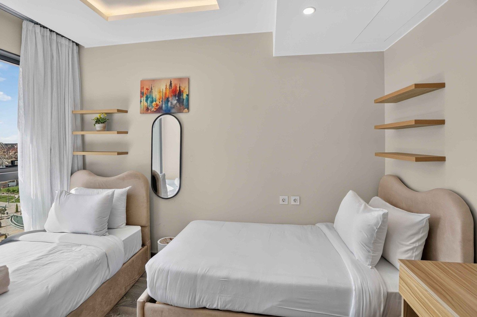 Chic 2BR Apartment – Sheikh Zayed – ZED Towers — Bedroom 2 in ZED Towers, Sheikh Zayed, Egypt — photo 2