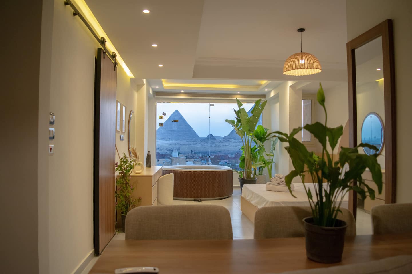Giza Oasis Studio3 with Jacuzzi — Dining Area in Nazlet El Batran, Giza, Egypt — photo 3