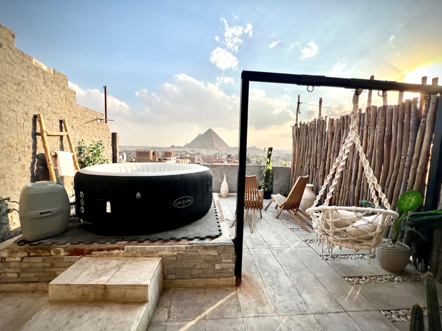 Eterna — Balcony in Nazlet El Batran, Giza, Egypt