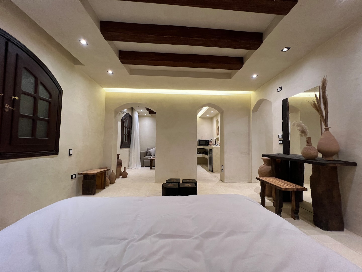 Amigos Amarena 2. Boho studio with Roof Terrace — Bedroom 1 in Giza, Egypt