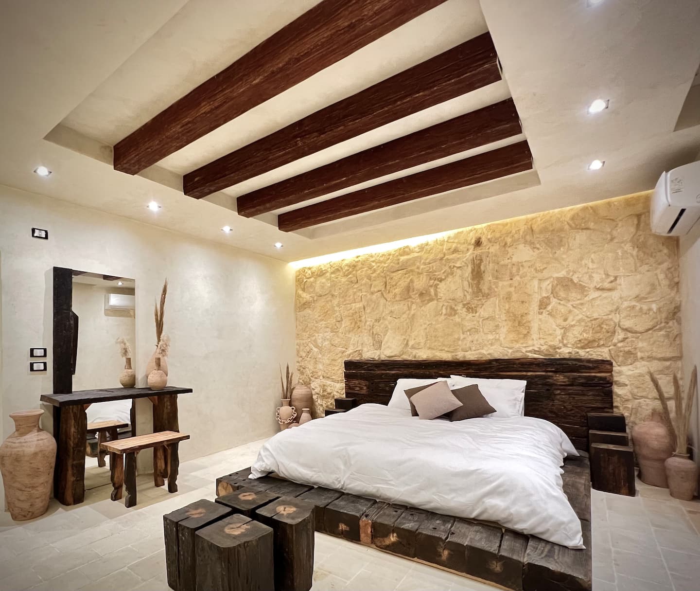 Amigos Amarena 2. Boho studio with Roof Terrace — Bedroom 1 in Giza, Egypt — photo 2