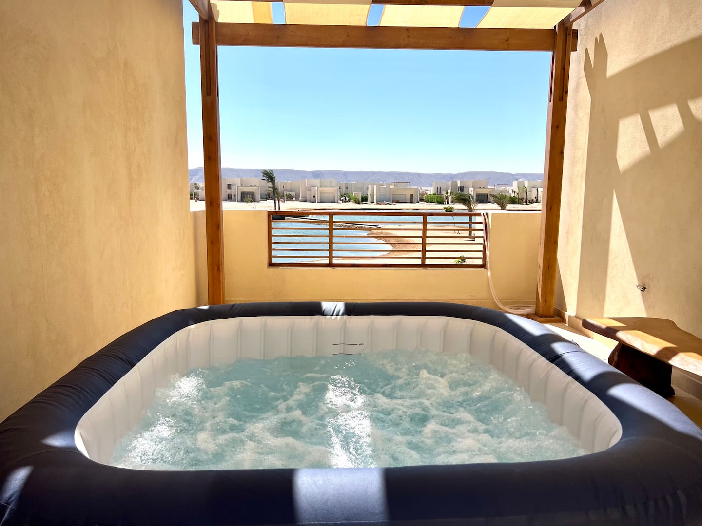 Mar Amor.Twinhouse w/jacuzzi lagoon direct@Elgouna — Hot Tub in Hurghada, El Gouna, Egypt
