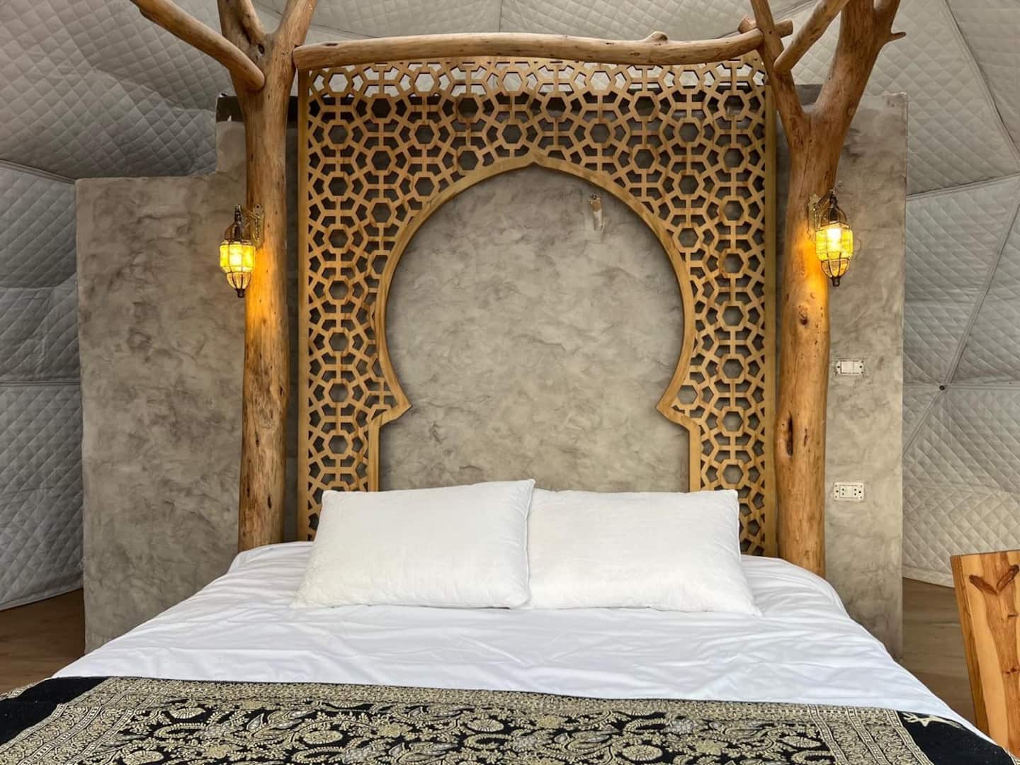 Esfera Celeste. Unique Luxury Dome w/pyramids view — Bedroom 1 in Nazlet El Batran, Giza, Egypt — photo 2