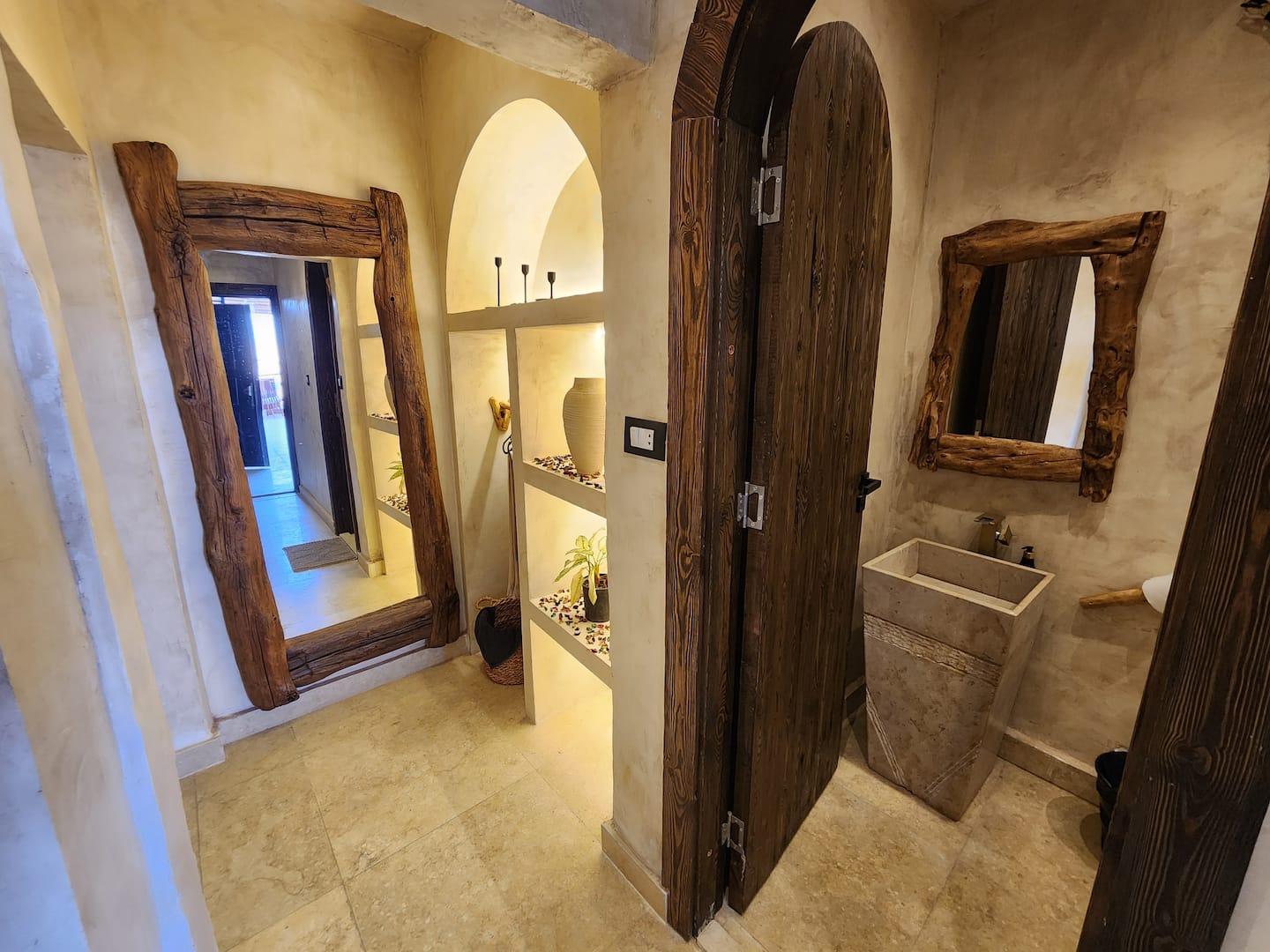 Cariño. Studio / Pyramids View from Rooftop — Full bathroom 1 in Pyramids Gardens, Giza, Egypt — photo 3