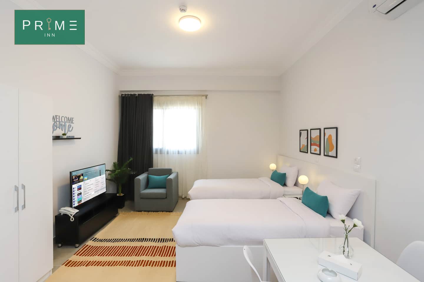 Queen Studio-Prime Inn 10th Of Ramadan — Bedroom 1 in Prime Inn 10th Of Ramadan, 10th of Ramadan, Egypt — photo 3