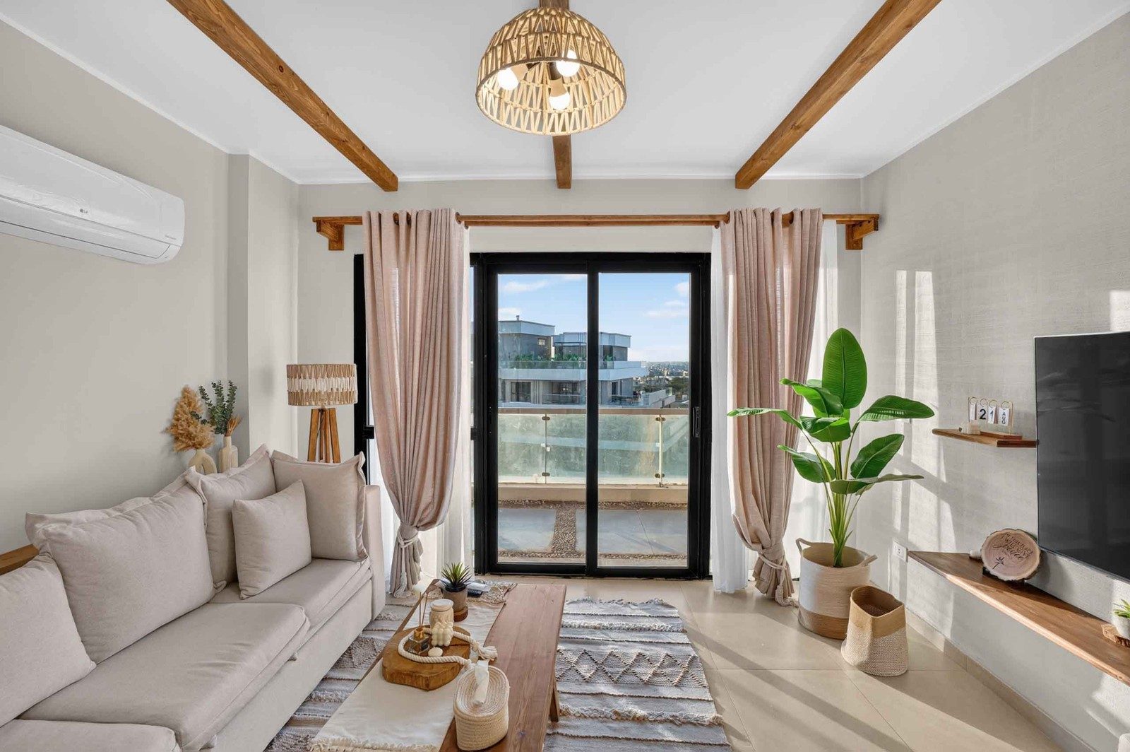1BR Apartment – SODIC — Living Room in SODIC Villette, Egypt