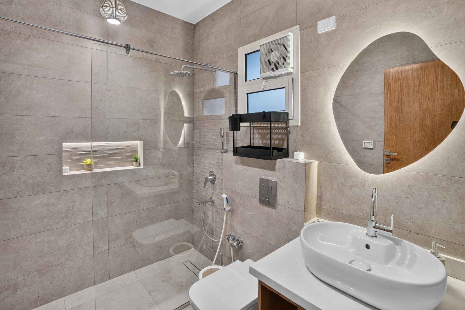 1BR Apartment – SODIC — Full bathroom 1 in SODIC Villette, Egypt