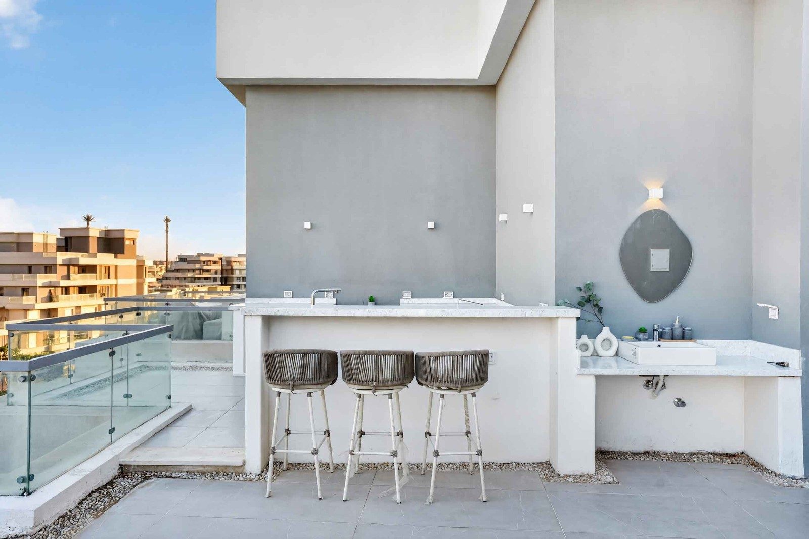 1BR Apartment – SODIC — Patio in SODIC Villette, Egypt
