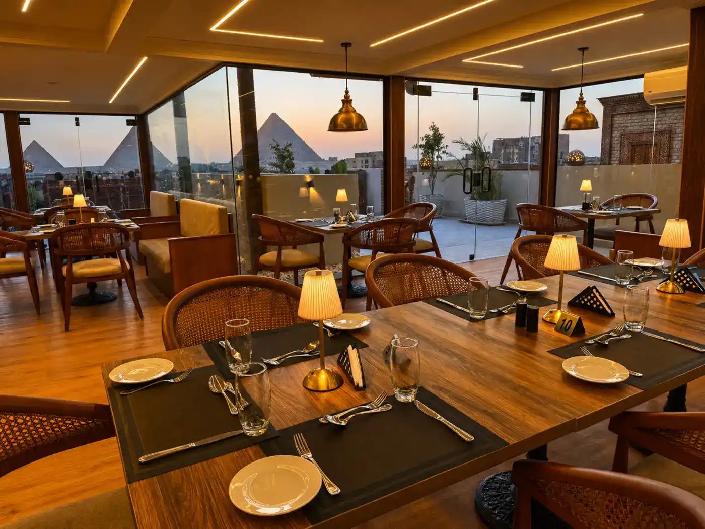 Superior Room – Pyramids Khan Hotel, Giza — Dining Area in Pyramids Khan Hotel, Al Haram, Giza, Egypt