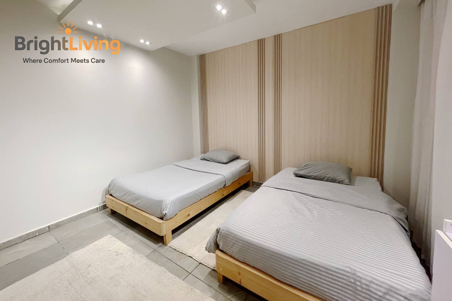 Cozy Chic 2BR-Serviced Apt in Madinaty compound — Bedroom 2 in Madinaty, New Cairo, Egypt — photo 3