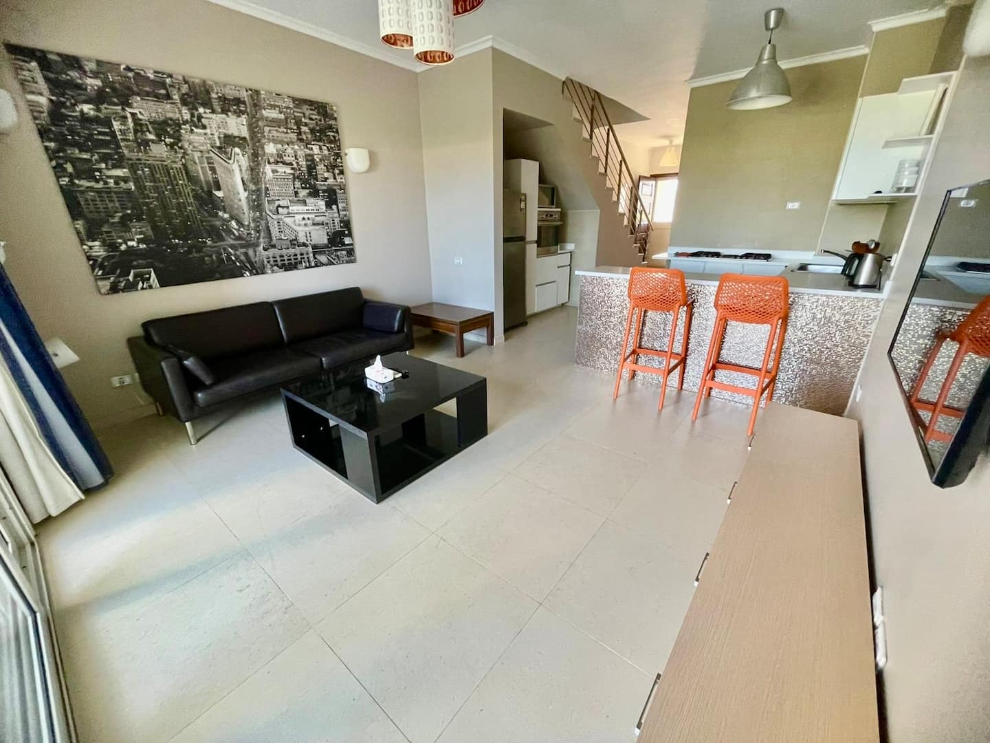 Lovely 3BR beach-front house LaVista Cascada — Living Room in La Vista Cascada, Sidi Abdel Rahman, North Coast, Egypt — photo 2