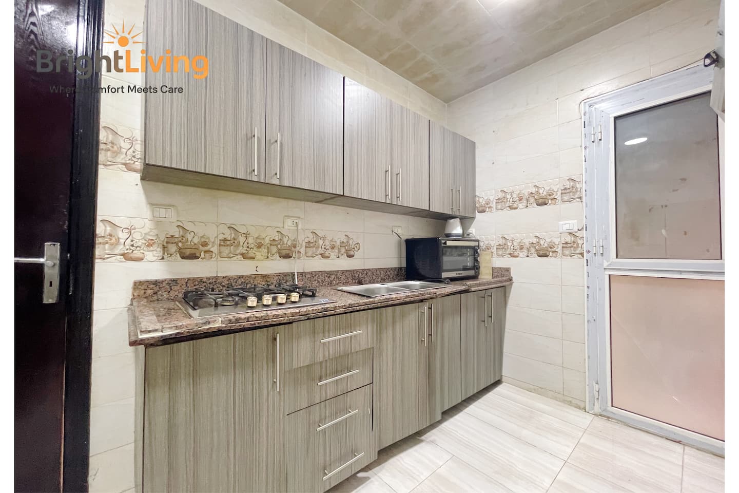 Central-Stylish/unique 2BR Apt+Patio in Madinty — Full Kitchen in Madinaty, New Cairo, Egypt