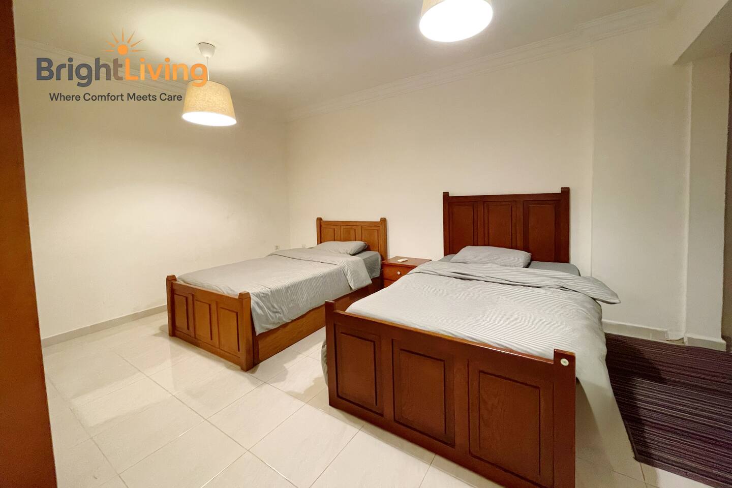 Central/Stylish Cozy 2BR+Patio @ Madinaty compound — Bedroom 2 in Madinaty, New Cairo, Egypt