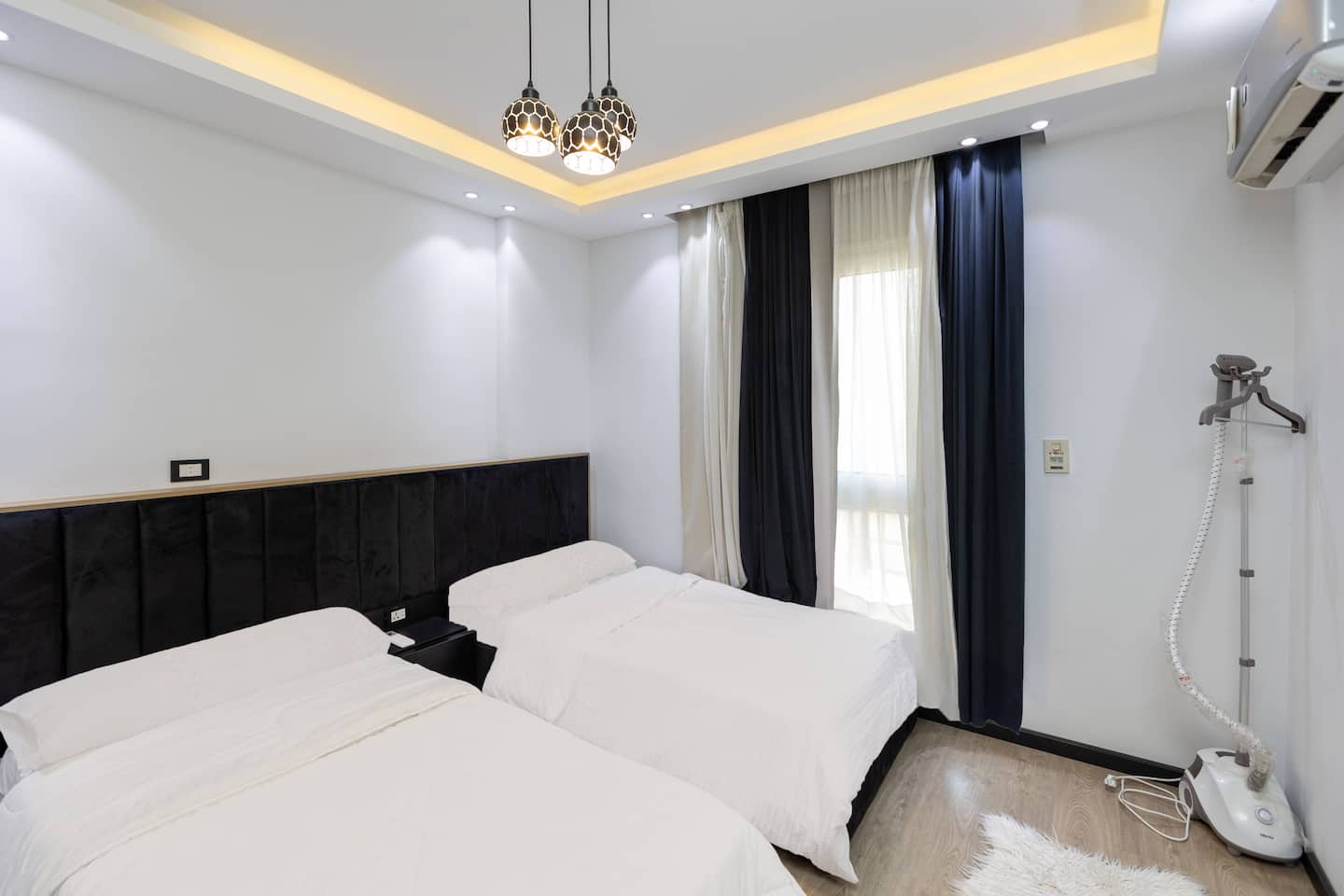 Amazing luxury 2BR Apt@Madinty+Patio with views! — Bedroom 2 in Madinaty, New Cairo, Egypt — photo 3