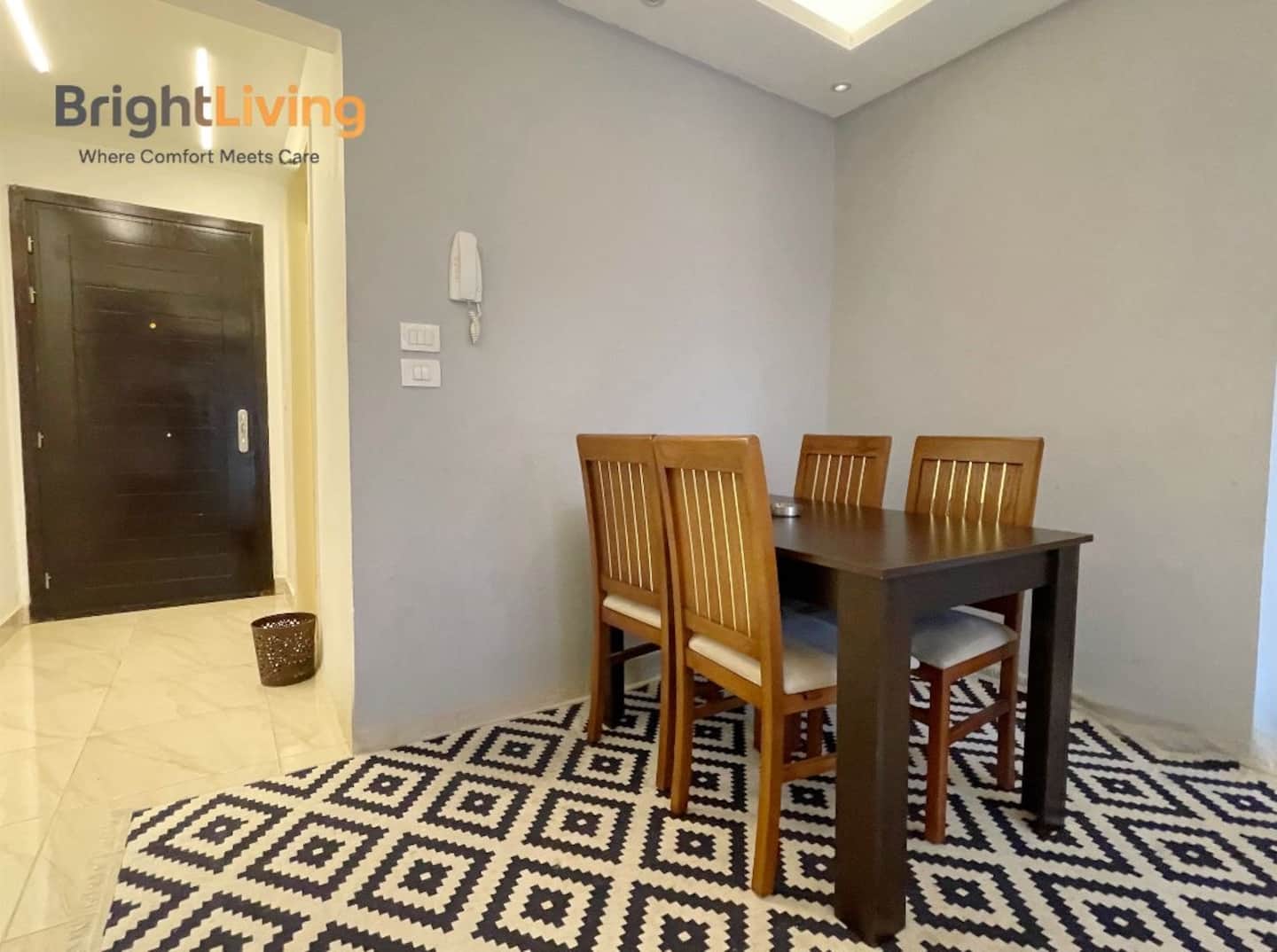 Stylish Luxury 2BR Apt@Madinty+Patio (Super Comfy) — Dining Area in Madinaty, New Cairo, Egypt
