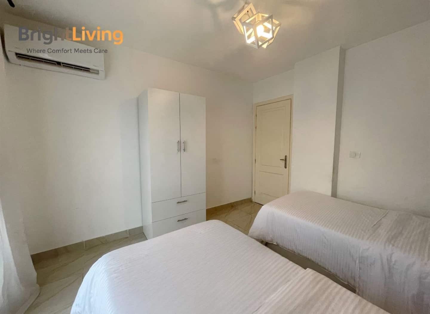 Stylish Luxury 2BR Apt@Madinty+Patio (Super Comfy) — Bedroom 2 in Madinaty, New Cairo, Egypt — photo 3