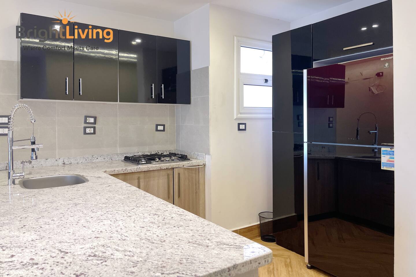 Super Luxury@Madinaty 3BR<MasterBR+5G Wifi+View — Full Kitchen in Madinaty, New Cairo, Egypt