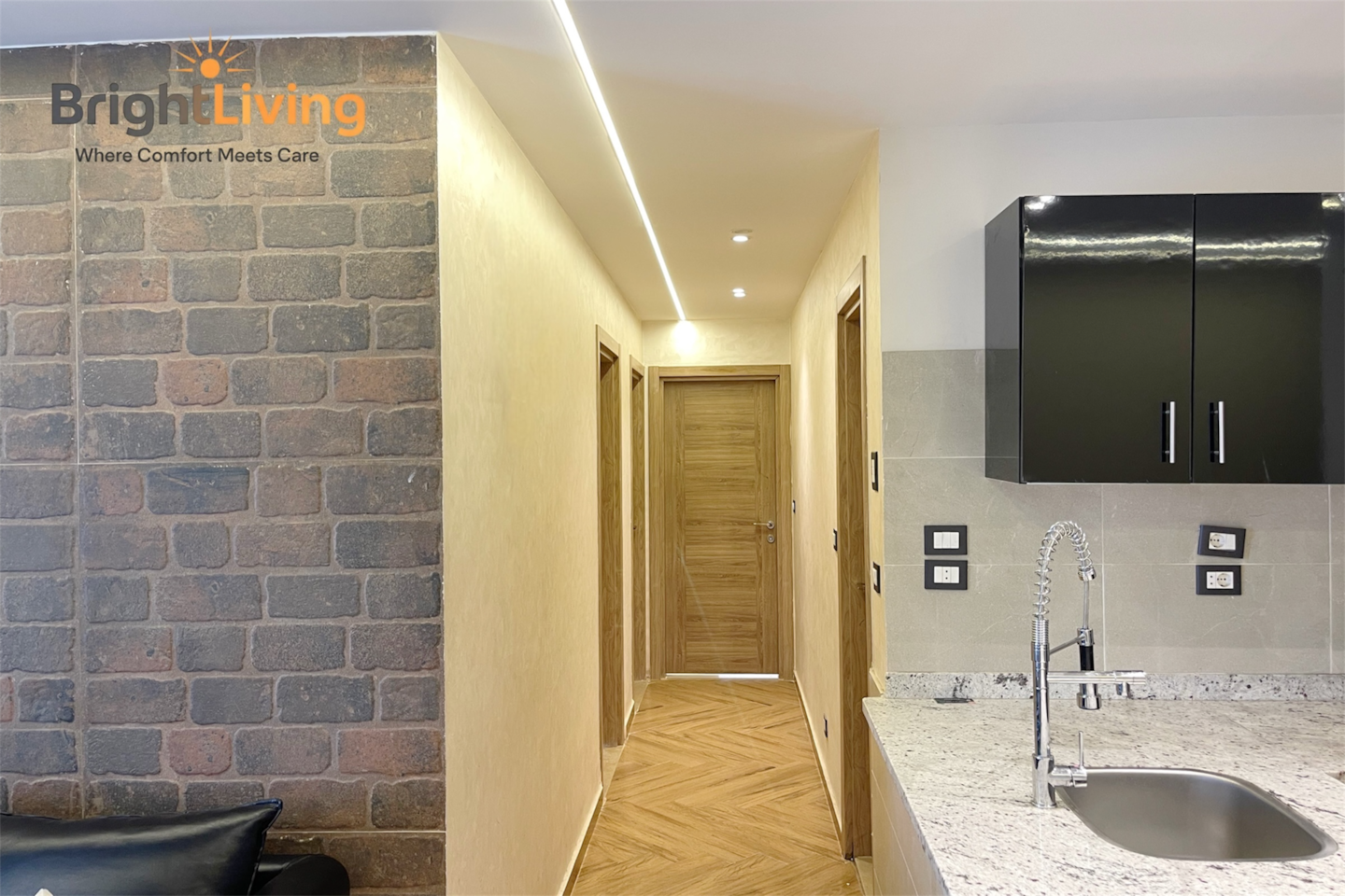 Super Luxury@Madinaty 3BR<MasterBR+5G Wifi+View — Full Kitchen in Madinaty, New Cairo, Egypt — photo 2