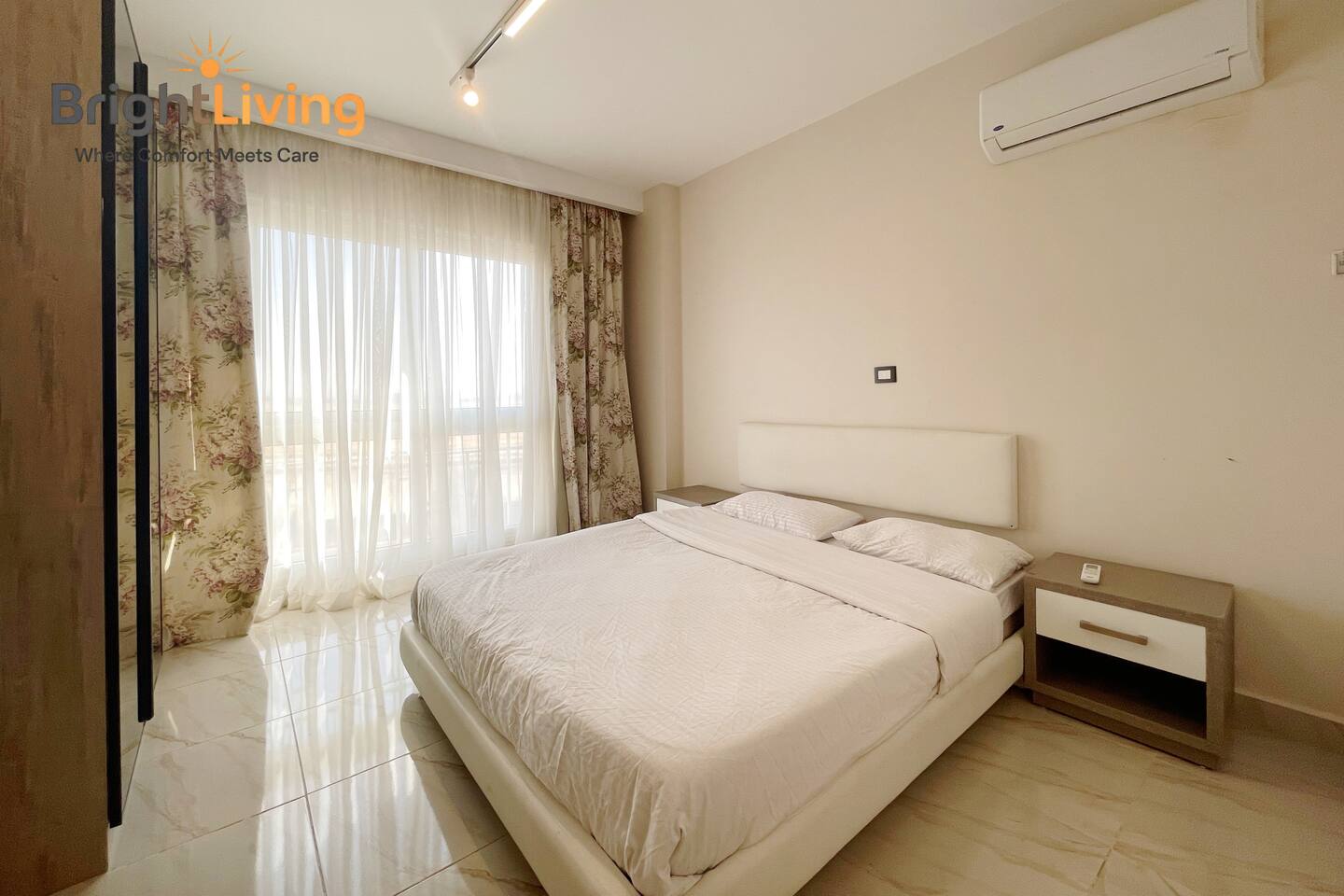 Super Luxury@Madinaty 3BR<MasterBR+5G Wifi+View — Bedroom 2 in Madinaty, New Cairo, Egypt — photo 3