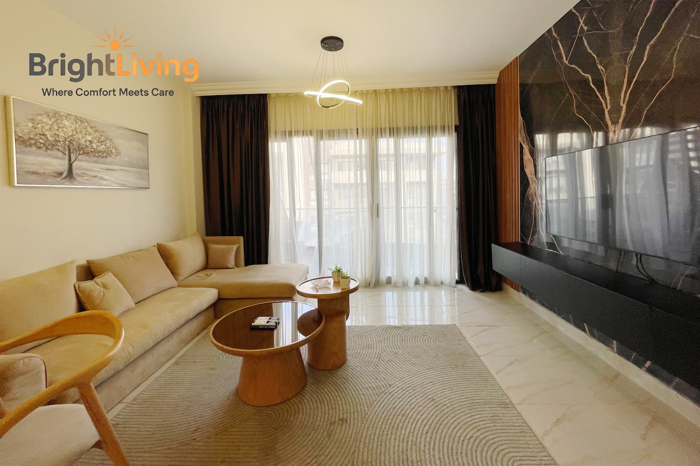 Luxury Brand New Building&Apartment@Madinaty B15 — Living Room in Building group B15, Madinaty, New Cairo, Egypt