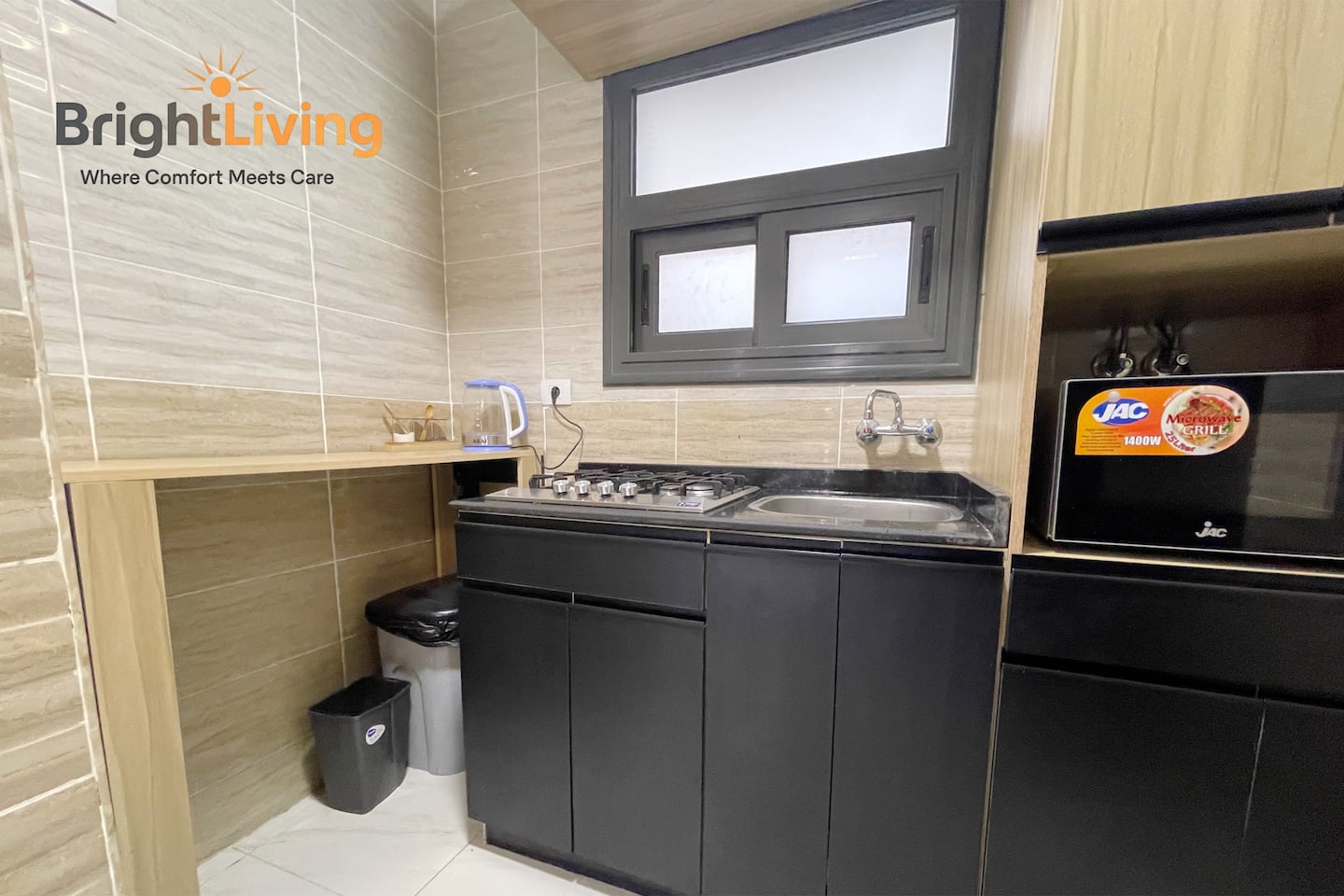 Luxury Brand New Building&Apartment@Madinaty B15 — Full Kitchen in Building group B15, Madinaty, New Cairo, Egypt — photo 3
