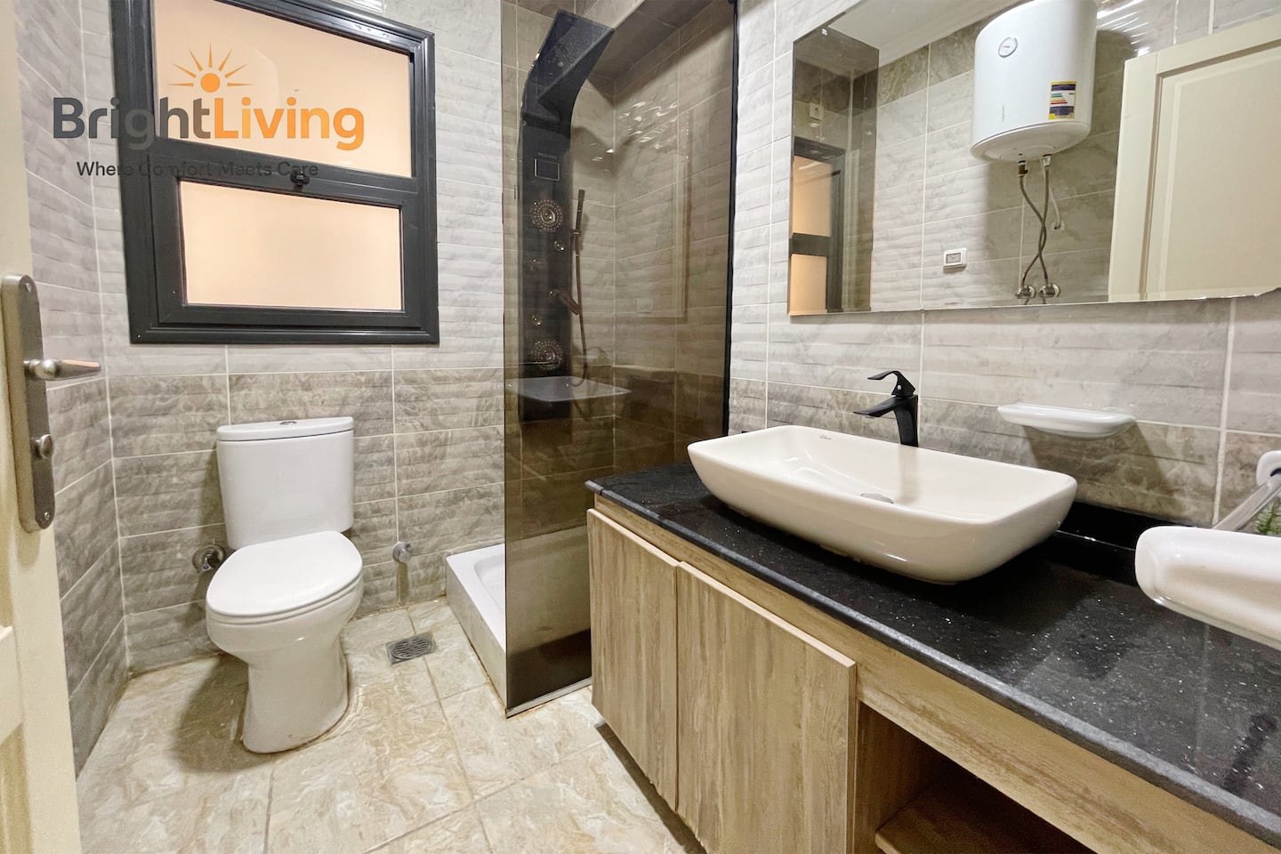 Luxury Brand New Building&Apartment@Madinaty B15 — Full bathroom 2 in Building group B15, Madinaty, New Cairo, Egypt
