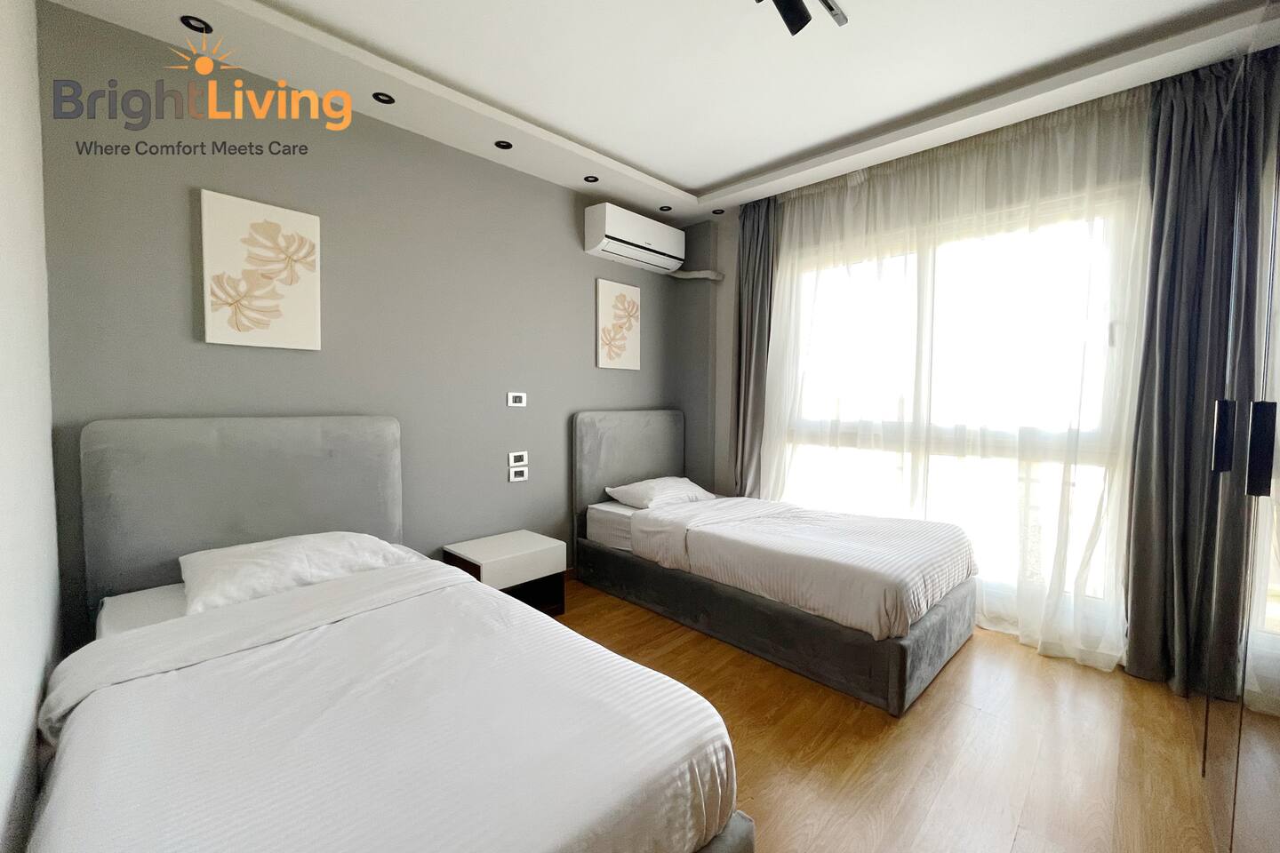 Hidden Gem@Madinaty+5GWifi&Stunning Patio+ (VIEW) — Bedroom 3 in Madinaty, New Cairo, Egypt