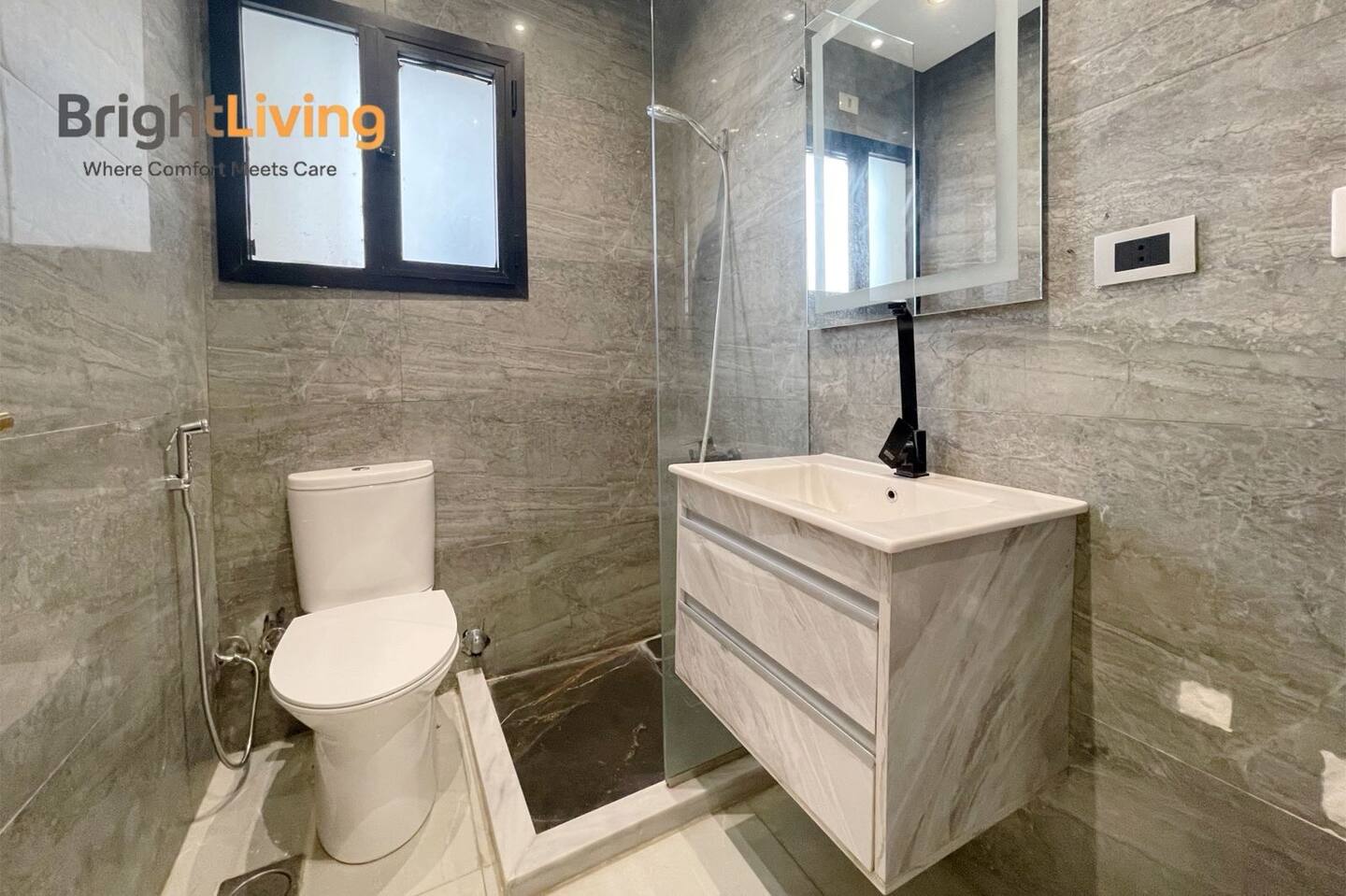 Luxury Living@Madinaty+Lovely Garden View&5G Wifi — Full bathroom 1 in Madinaty, New Cairo, Egypt