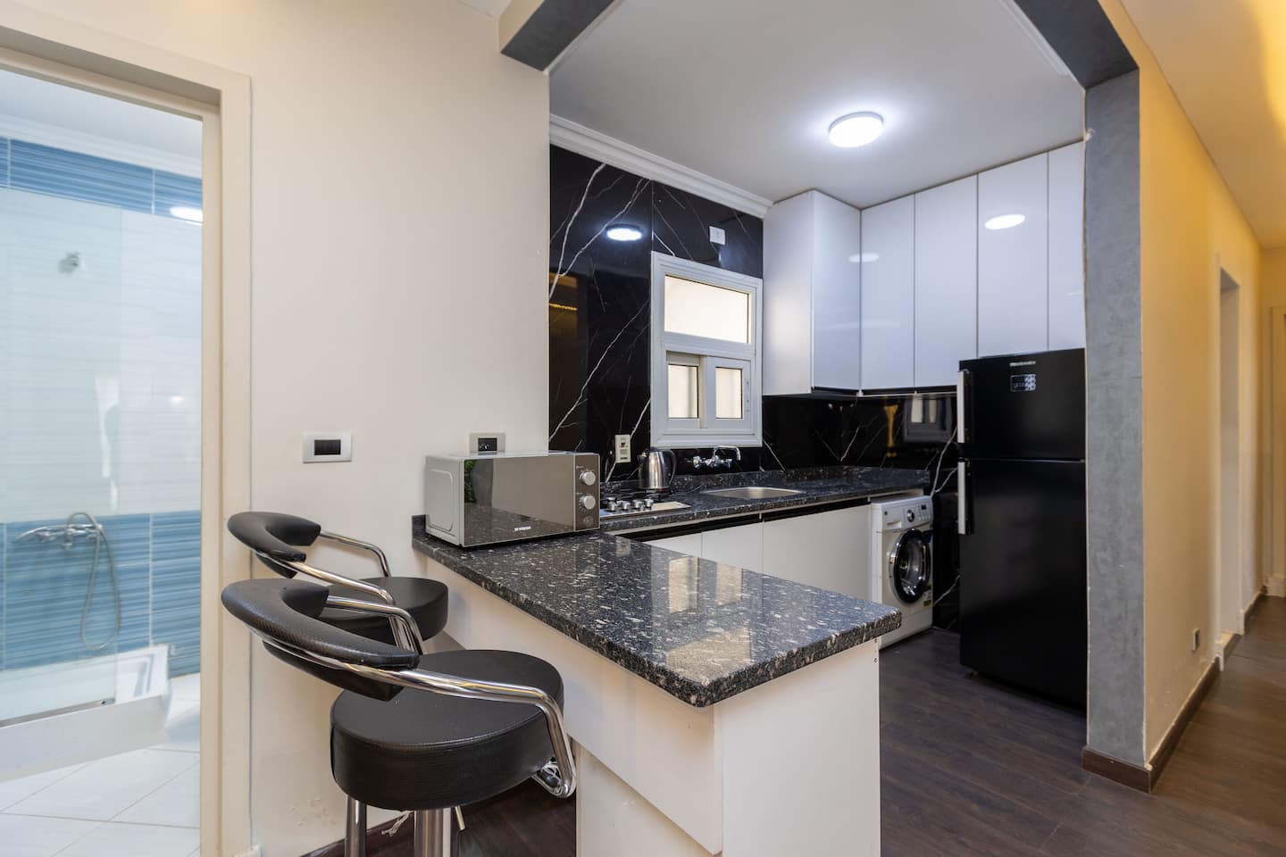 Spacious Luxury Apartment@Madinaty-6Guests+5G wifi — Full Kitchen in Madinaty, New Cairo, Egypt — photo 2