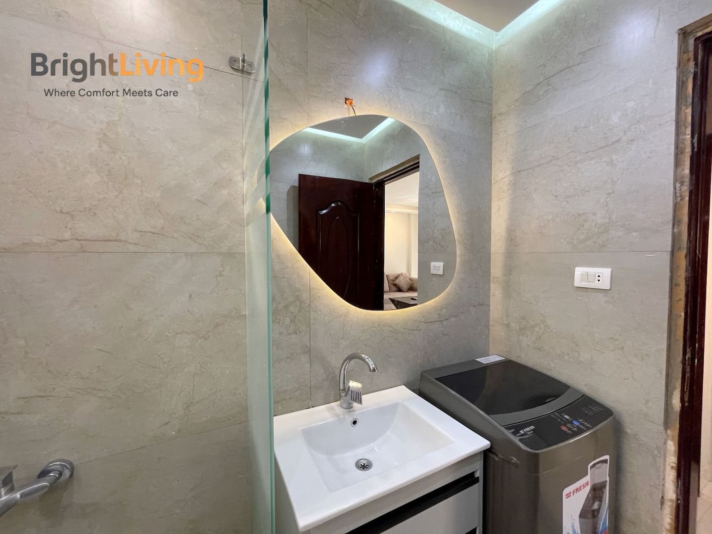 Central 2BR@Madinaty-Super Cozy — Full bathroom 1 in Madinaty, New Cairo, Egypt