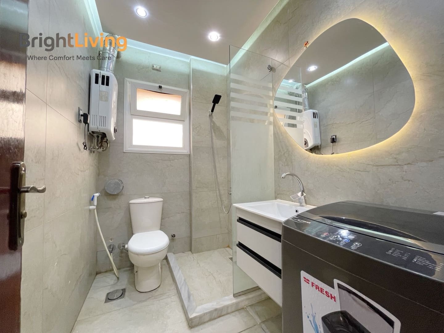 Central 2BR@Madinaty-Super Cozy — Full bathroom 1 in Madinaty, New Cairo, Egypt — photo 2