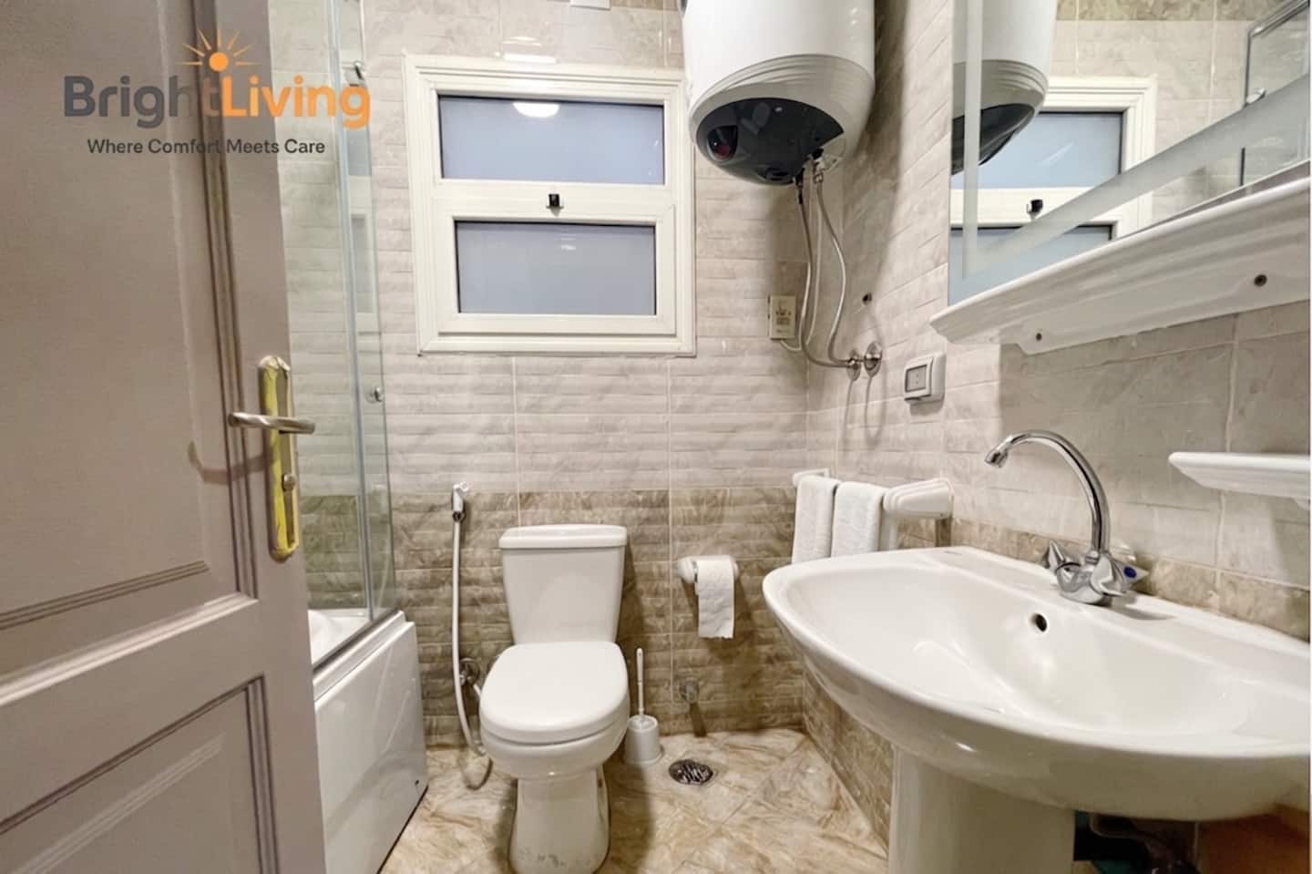 Haven seekers 3BR Apt @ Madinaty — Full bathroom 1 in Madinaty, New Cairo, Egypt — photo 3