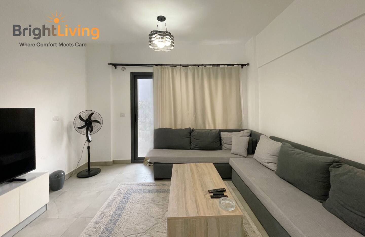1BR apartment @ Privado-Madinaty — Living Room in Privado, Madinaty, New Cairo, Egypt — photo 2
