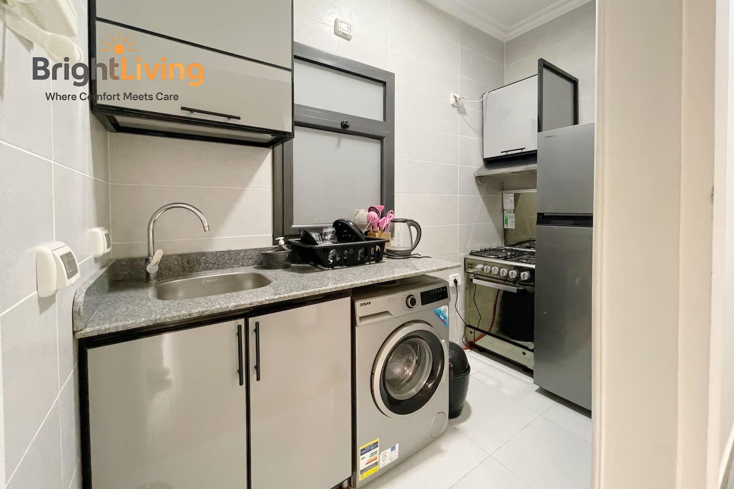 1BR apartment @ Privado-Madinaty — Full Kitchen in Privado, Madinaty, New Cairo, Egypt — photo 2