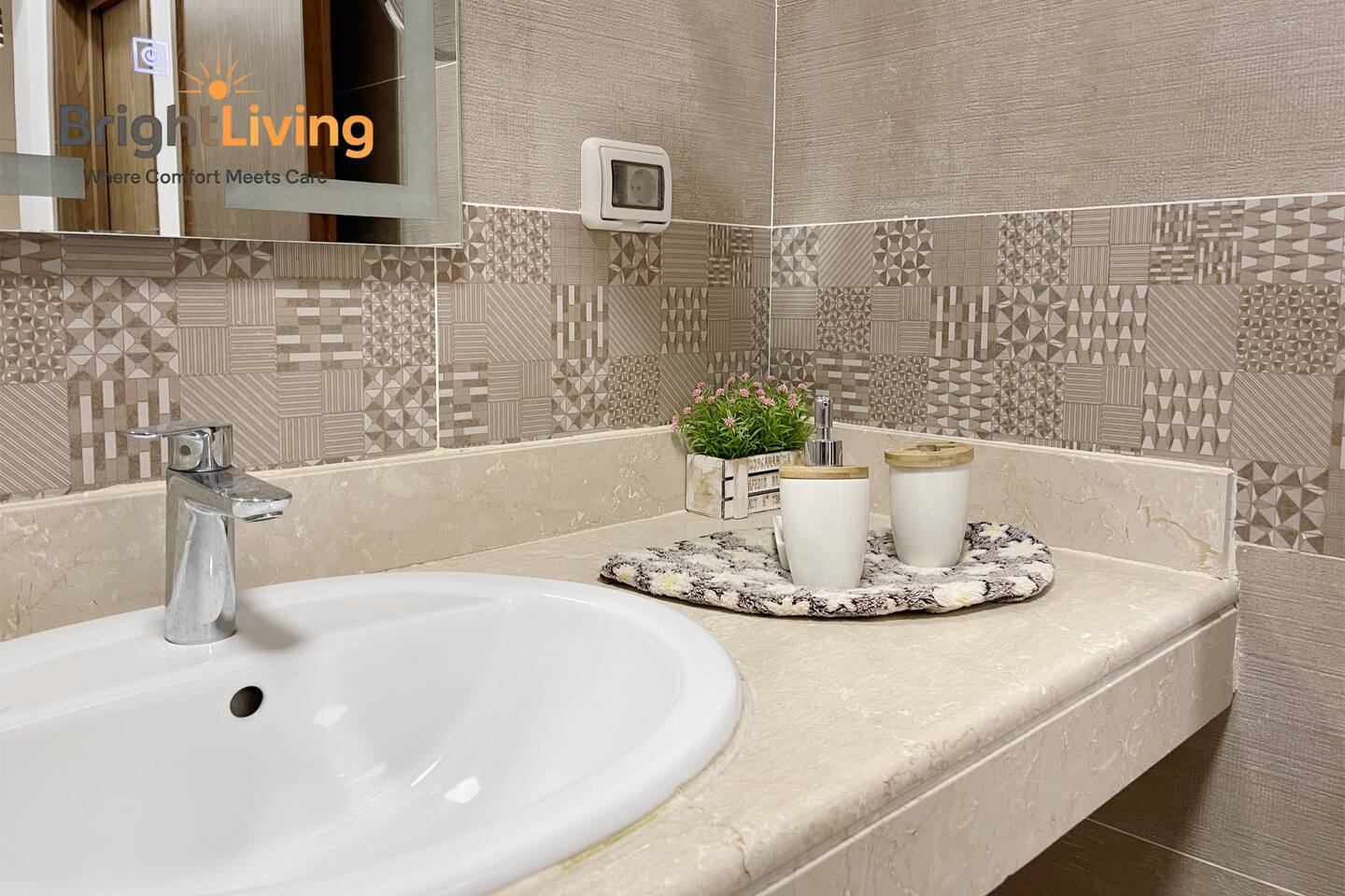 1BR apartment @ Privado-Madinaty — Full bathroom 1 in Privado, Madinaty, New Cairo, Egypt — photo 3